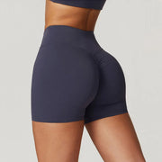 High Waist Contour Seamless Yoga Shorts Performance